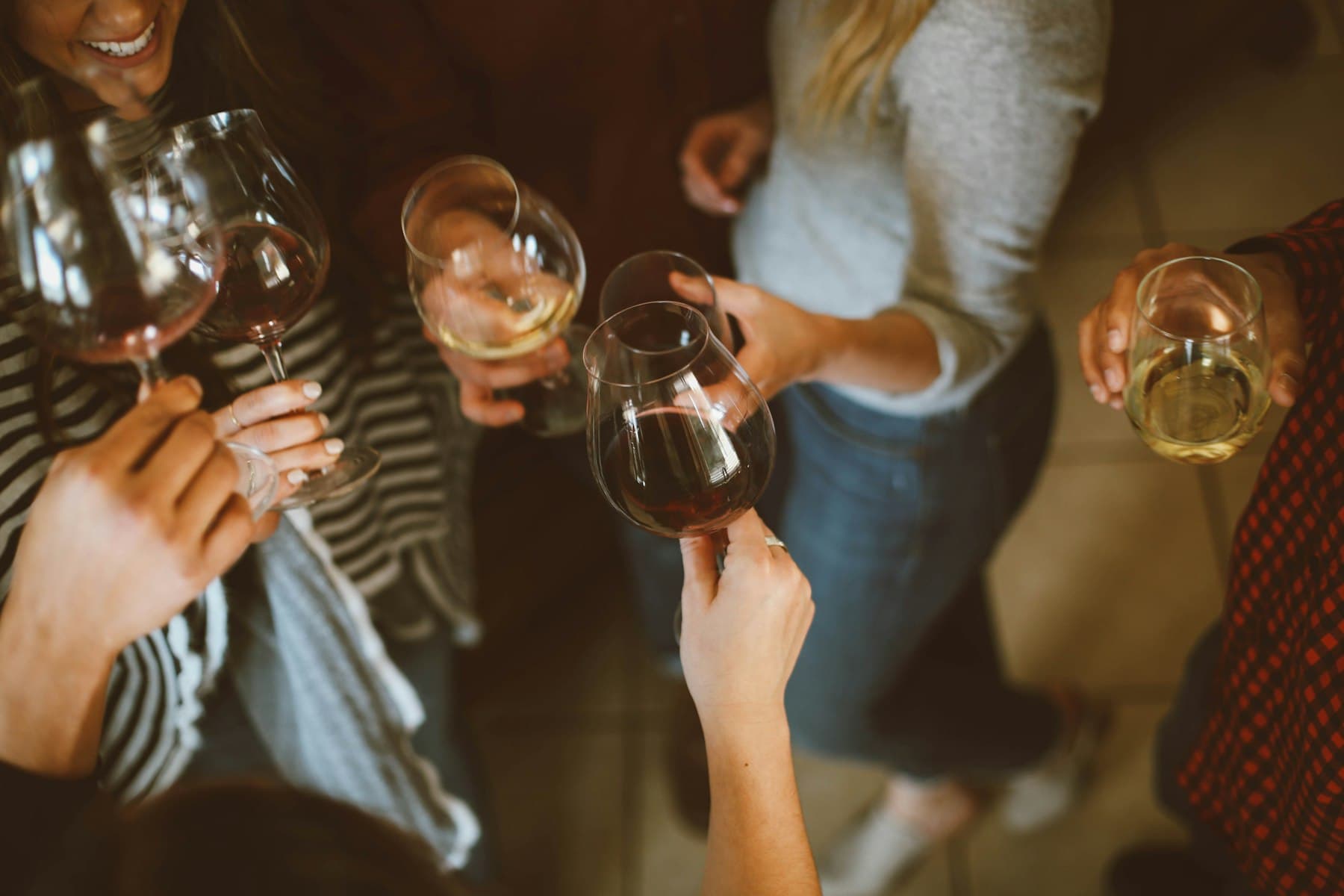 Members sharing a toast at a club evening